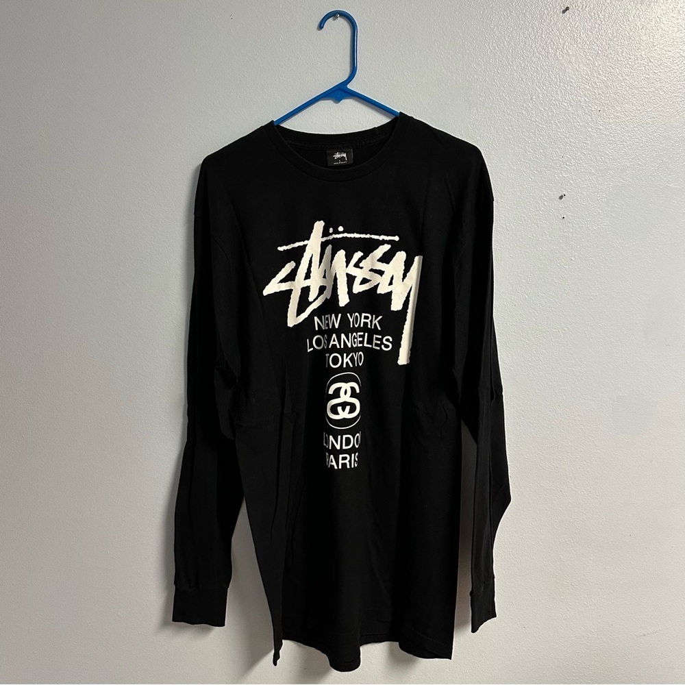 Stussy Black Long Sleeve